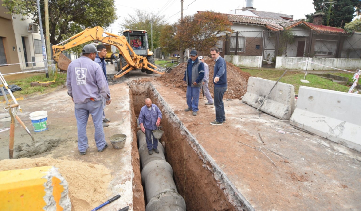 Continúan la realización de obras hidráulicas en San Martín 